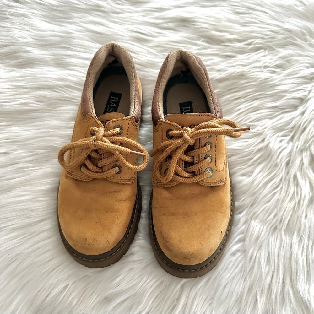 Bass G.H. Chunky Suede Lug Sole Oxford Sz 7